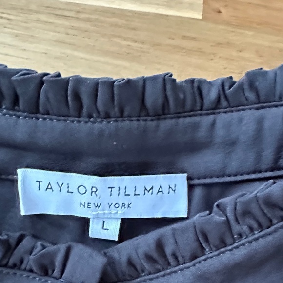 Black Pleated Button-Up Dress - Picture 2 of 2